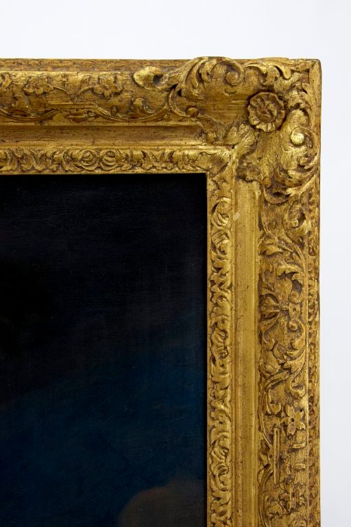 18th CENTURY ENGLISH PORTRAIT OF YOUNG MAN WITH SPANIEL<br />
<br />
A FINE EARLY 18TH C PORTRAIT OF A YOUNG MAN HOLDING A WHIP WITH HIS SPANIEL IN A PERIOD CARVED AND GILDED FRAME CIRCA 1730<br />
<br />
CIRCLE OF JOSEPH HIGHMORE 1692-1780<br