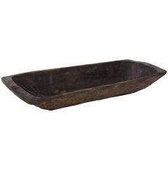 Antique An Adzed wood bowl