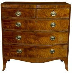 19th Century mahogany bowfront chest circa 1810