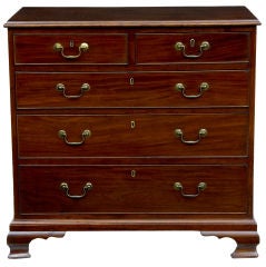 18th Century mahogany chest circa 1770
