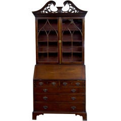 Mahogany bureau bookcase