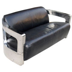 chrome sofa or love seat style on Brueton or Pace