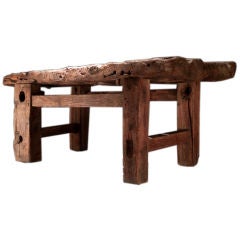 Primitive Wood Slab Table