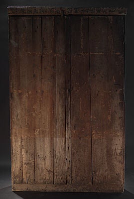 Primitive Wood Storage Cabinet