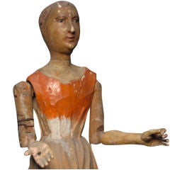 Hand Carved Wood Santos Figure