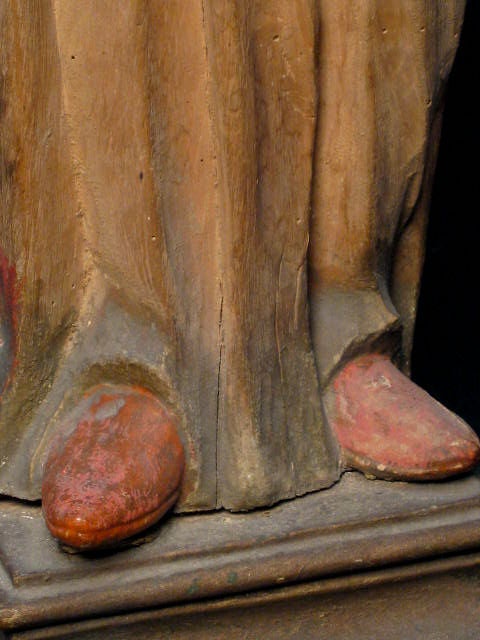 Hand Carved Wood Santos Figure 1