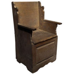 Primitive Wood  Arm Chair