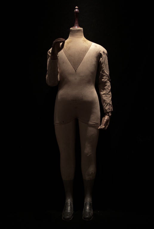 Child Display Mannequin with Wood Features