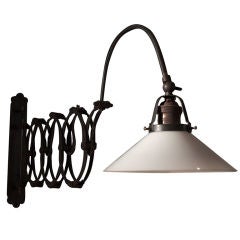 Industrial Wall Mount Scissor Lamp