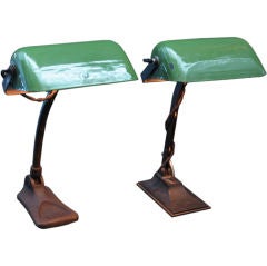 Vintage Library Desk Lamps