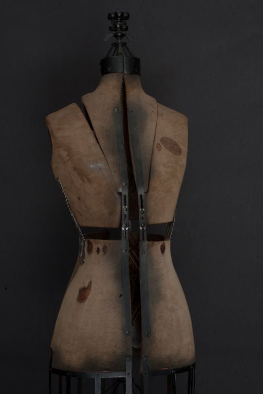 antique wire dress form