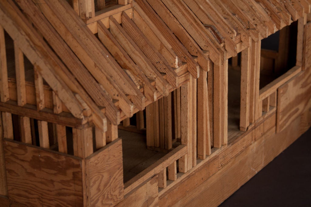 Architectural Model of Classic American House 1