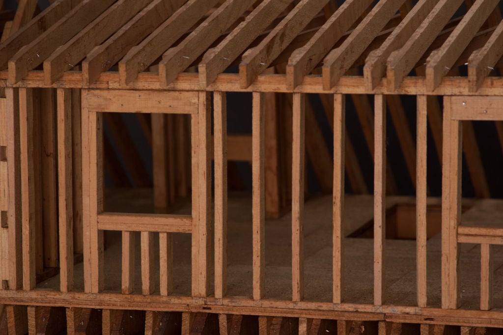 Architectural Model of Classic American House 4
