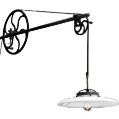 Industrial Wall Mount Pulley Light