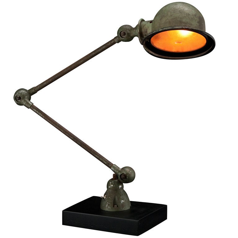 Industrial Desk Lamp with New Steel Base