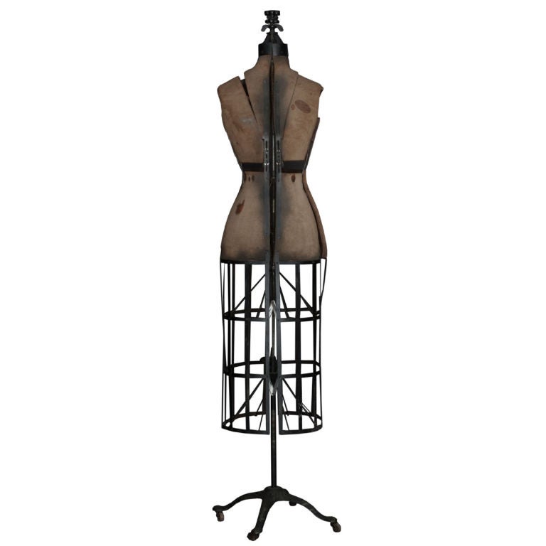 Expandable Dress Form Mannequin with Original Hardware