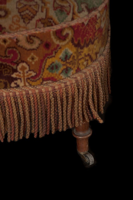 Wood Pair of Decorative Velvet Slipper Chairs