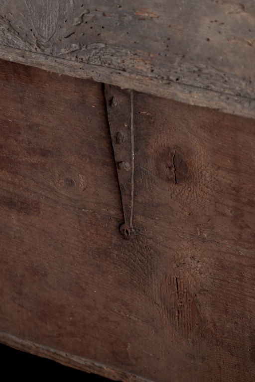 Primitive Low Chest with Single Slabs of Wood 2