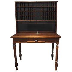 Antique Tall Accountant's Desk