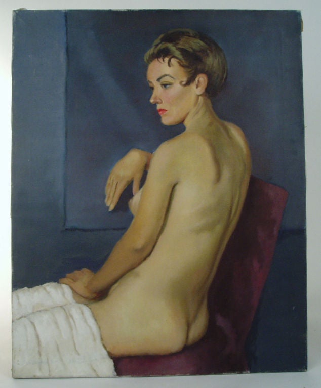 Mid-20th Century Extraordinary Series of 10 Female Nudes by Harold B. Slingerland