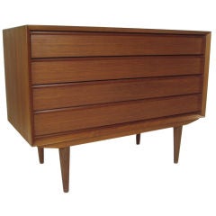 Vintage Danish Teak 4 drawer Chest