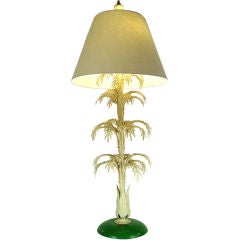 Mid Century Palm Leaf Lamp 6
