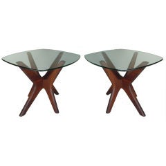 Pair of Tables in the style of Vladimir Kagan