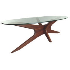 Vintage Cocktail Table in the style of Vladimir Kagan