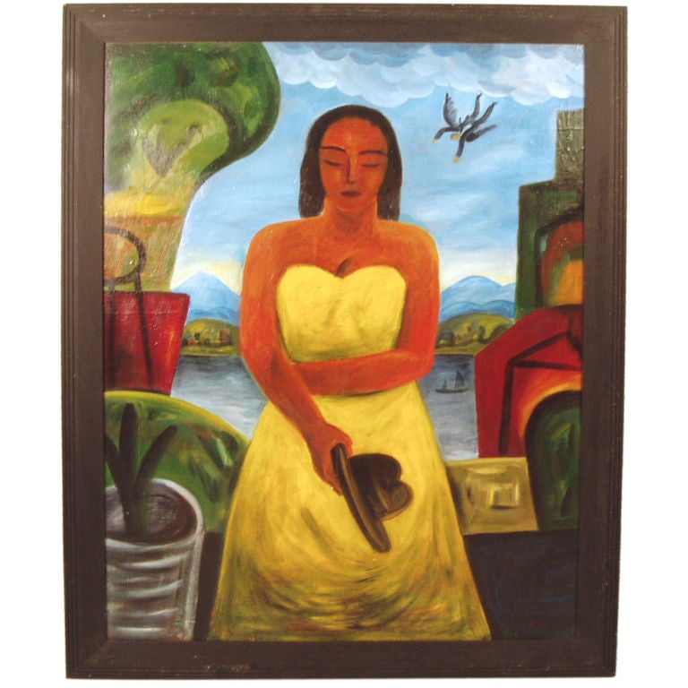 Oil on Board Portrait by Anthony Russo