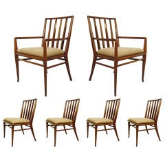 Set of Six Robsjohn Gibbings for Widdicomb Dining Chairs