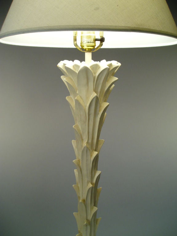 American Vintage Palm Floor Lamp by Chapman