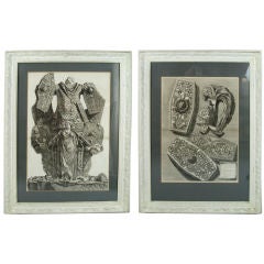 Pair of 18th century Piranesi Engravings