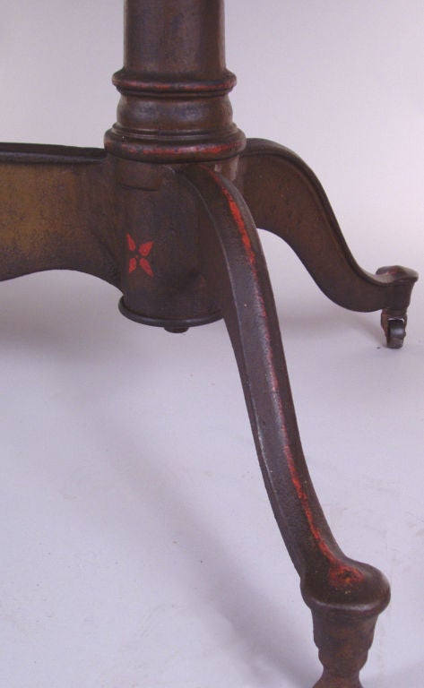 Exceptional Antique Cast Iron Adjustable Drafting Table In Excellent Condition In Hudson, NY