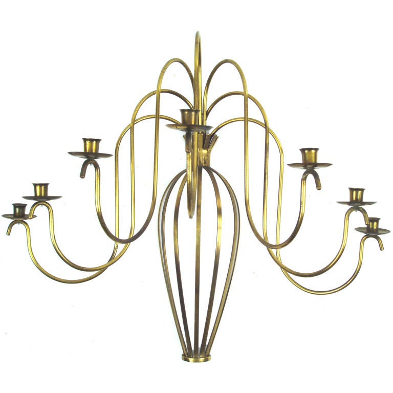 Classic and Elegant Brass Wall Sconce