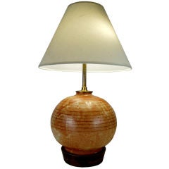 Beautiful California Glazed Ceramic Lamp