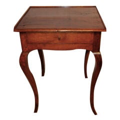 Antique French Cabriole Leg Side Table