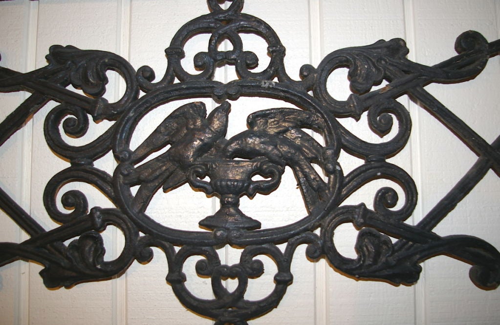 French Cast Iron Balcony Railing