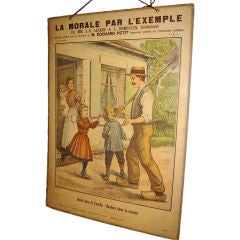 French Morality Posters