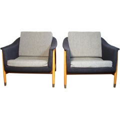 Pair of Swedish Lounge Chairs