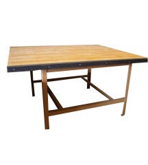Large Maple Butcher Block Work Table