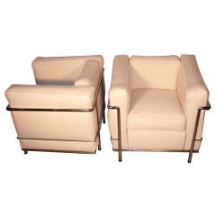Le Cobusier LC2 Club Chairs