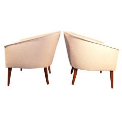 Barrel Back Lounge Chairs