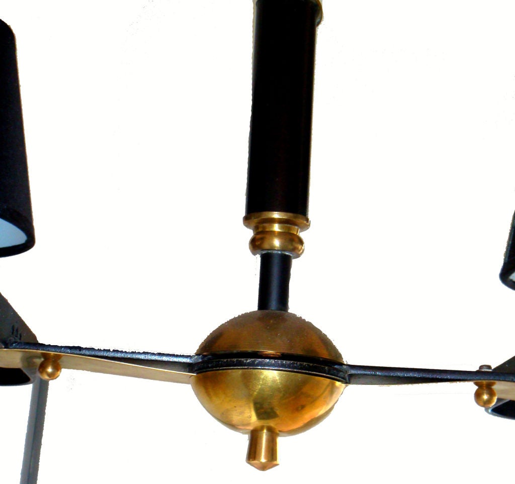 French Jacques Adnet Chandelier