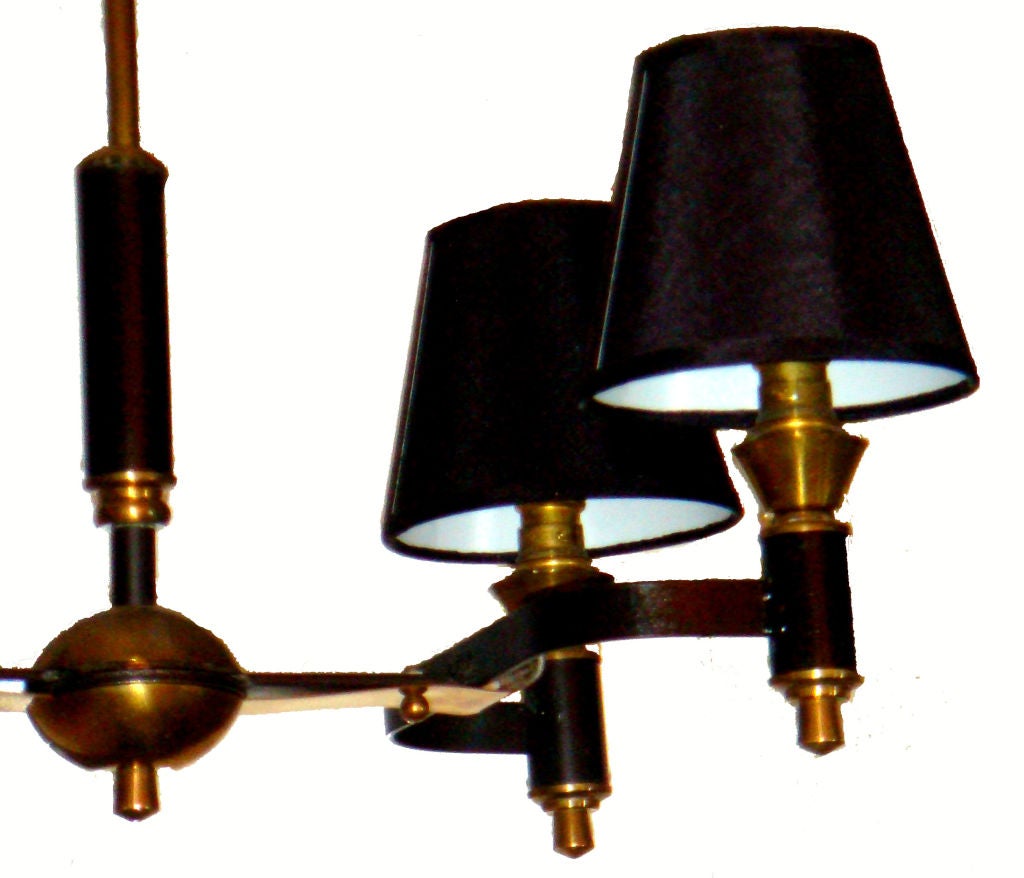 Mid-Century Modern Jacques Adnet Chandelier