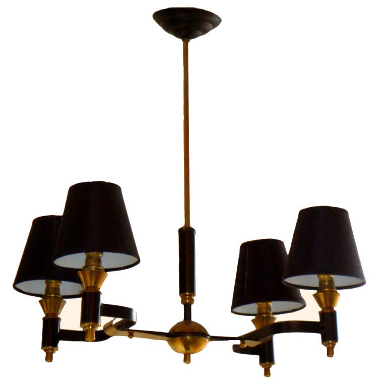 Jacques Adnet Chandelier