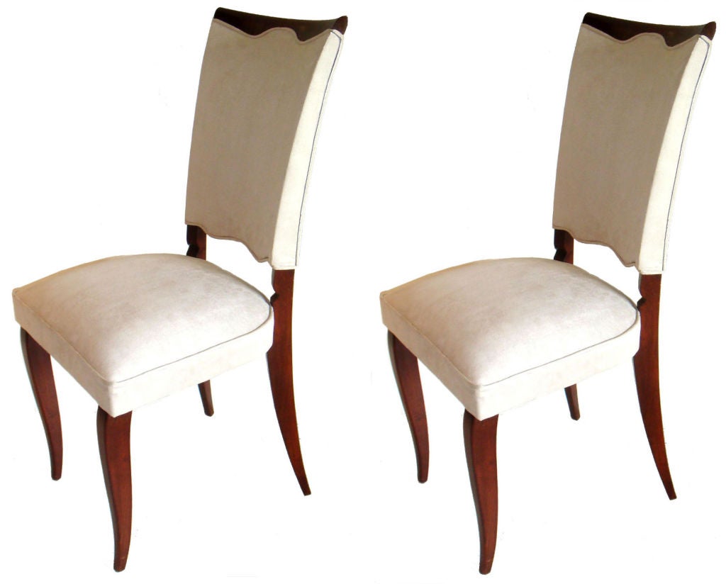 Set Of6 Art Deco Dining Chairs At 1stdibs
