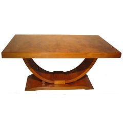 "U" Base Art Deco Dining Table or Desk