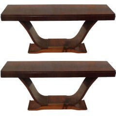 SATURDAY SALE French Art deco Pair of Consoles