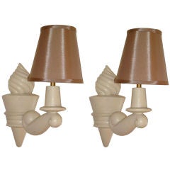 Pair of Sconces Signed Arlus 5