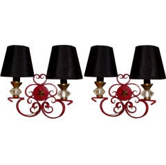French Sconces in the style of Raymond Subes